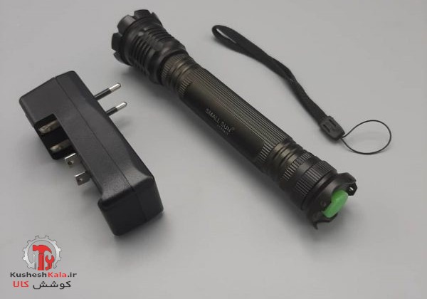 چراغ قوه شارژی2باطری ذوم دار