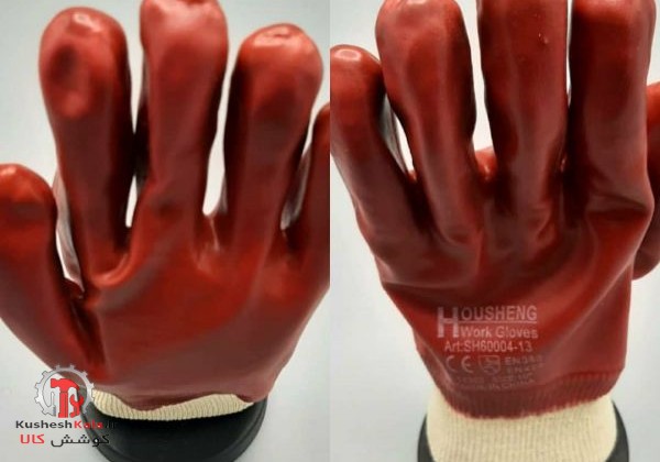 دستکش ضداسیدساق کوتاه مچدار