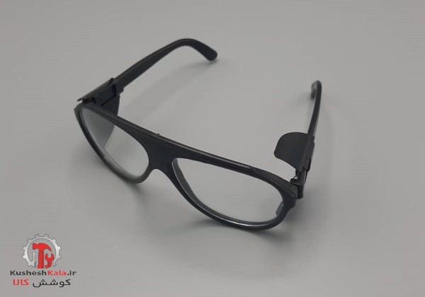 عینک بغل دارشیشه ای تک پلاست