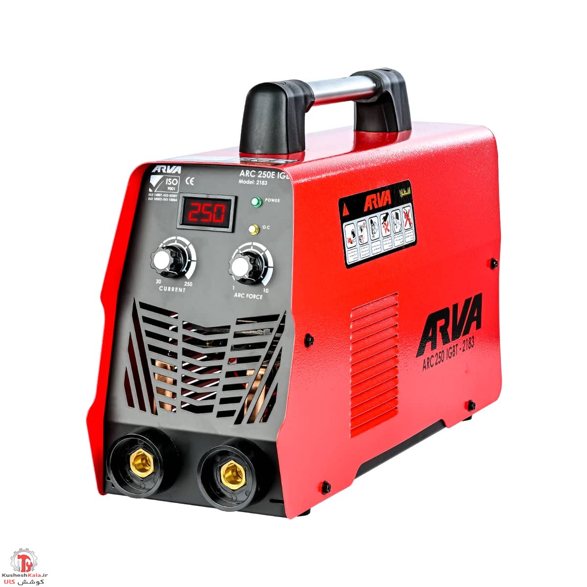 اینورتر جوشکاری ARC ۲۵۰E آروا مدل ۲۱۸۳ (دو ولوم)