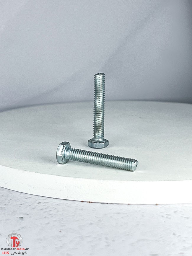 پیچ آهنی گالوانیزه 25*8 میلیمتر بسته 250عددی