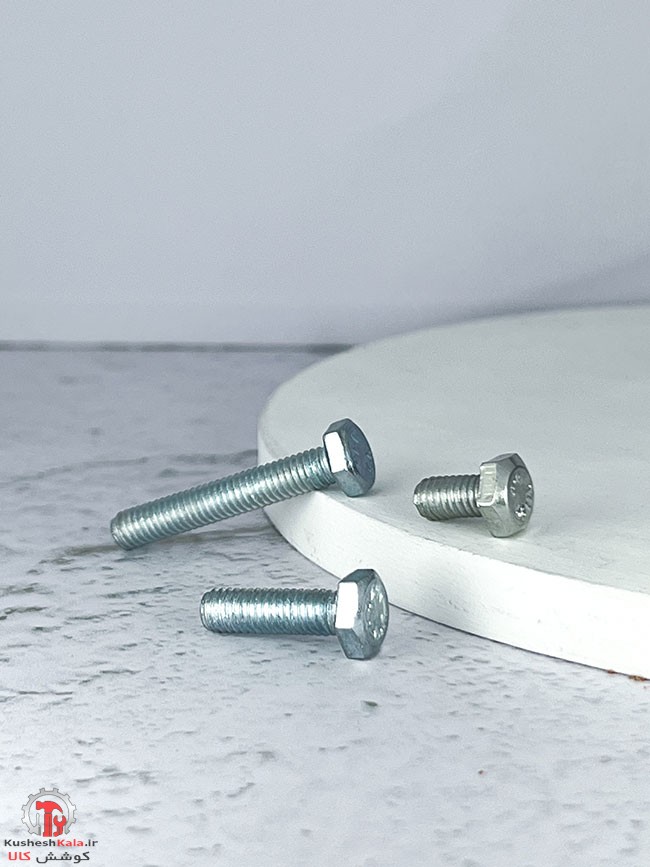 پیچ آهنی گالوانیزه 30*8 میلیمتر بسته 250عددی