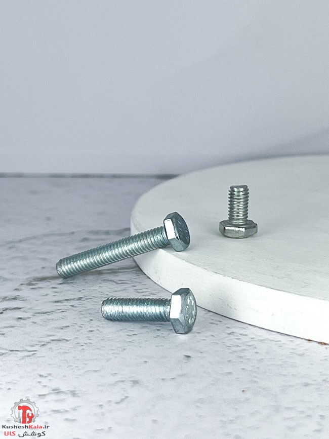 پیچ آهنی گالوانیزه 40*8 میلیمتر بسته 200عددی