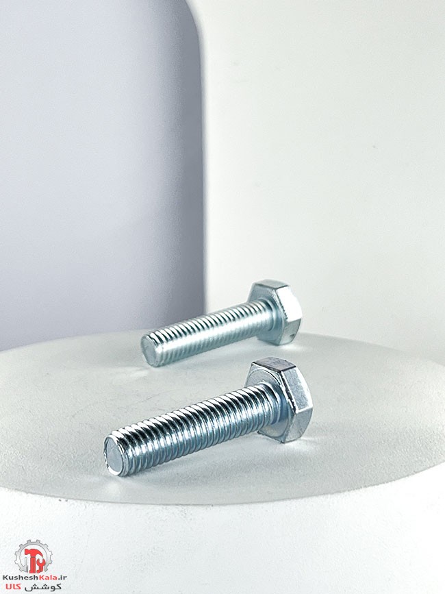 پیچ آهنی گالوانیزه 50*12 میلیمتر بسته 100عددی