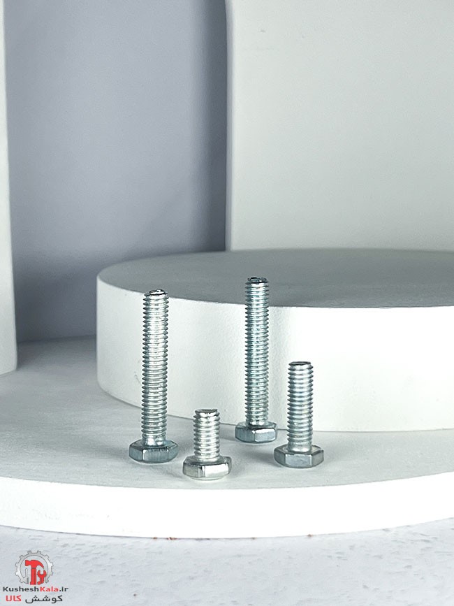 پیچ آهنی گالوانیزه 50*6 میلیمتر بسته 200عددی