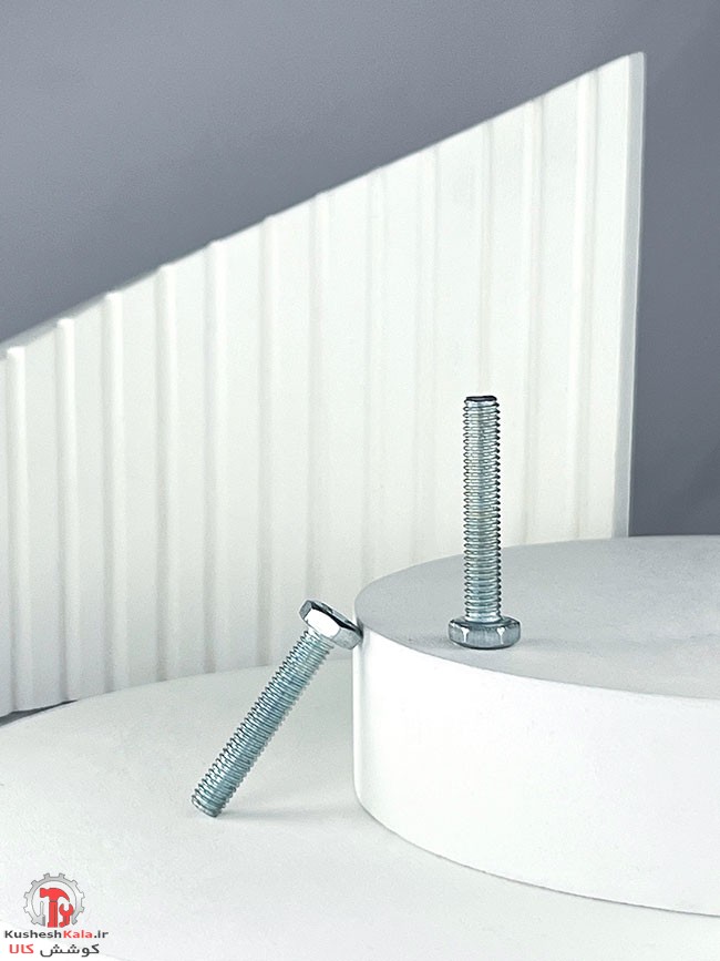 پیچ آهنی گالوانیزه 50*8 میلیمتر بسته 200عددی