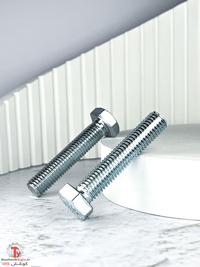 پیچ آهنی گالوانیزه 70*12 میلیمتر بسته 50عددی