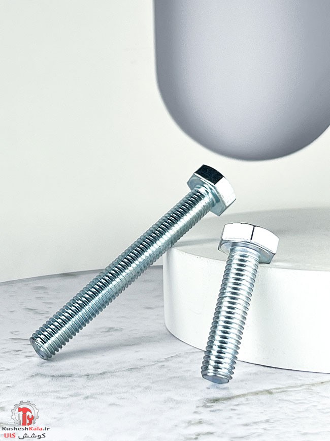 پیچ آهنی گالوانیزه 80*10 میلیمتر بسته 50عددی