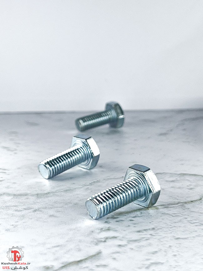 پیچ آهنی گالوانیزه سایز 40*16 میلیمتر بسته 25عددی