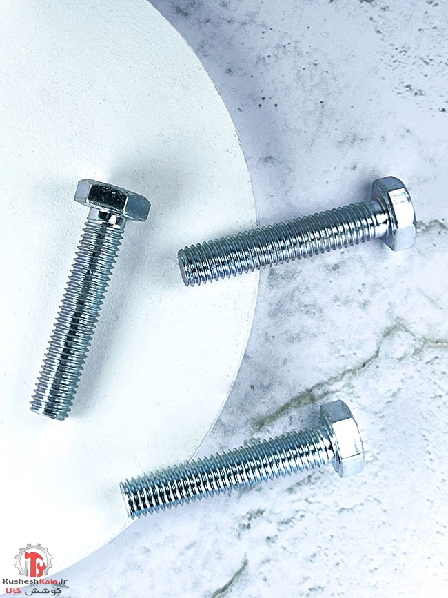 پیچ آهنی گالوانیزه سایز 50*16 میلیمتر بسته 25عددی