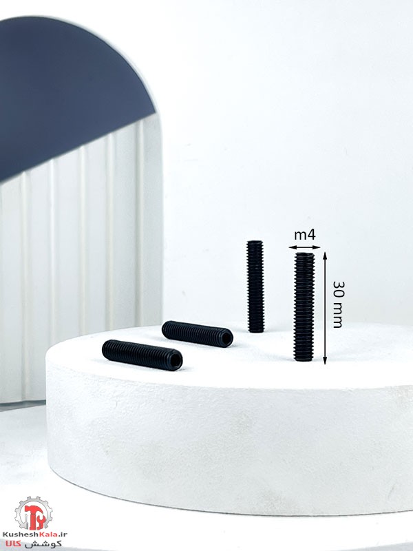 پیچ آلن مغزی سایز 30*4 میلیمتر بسته 100عددی