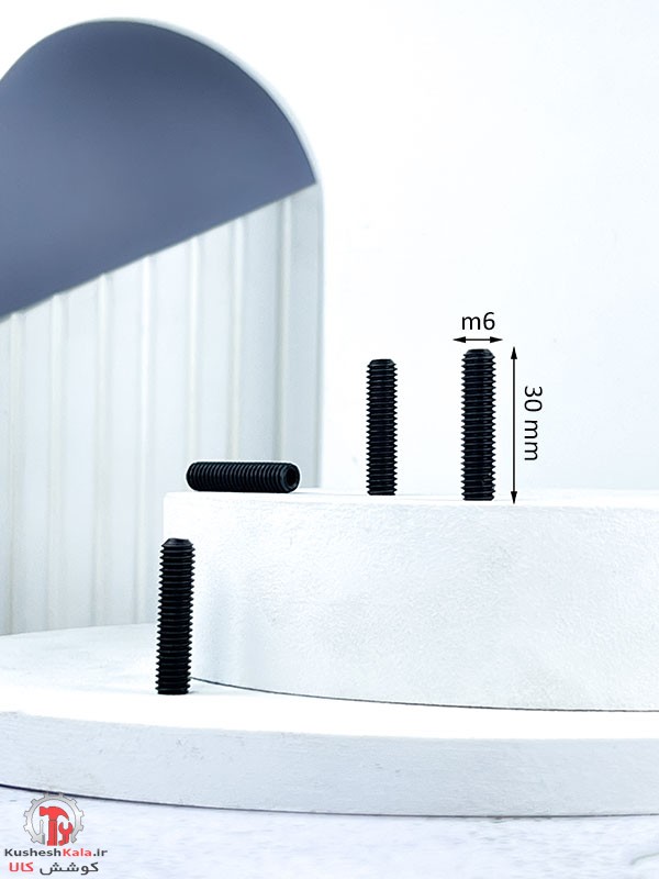 پیچ آلن مغزی سایز 30*6 میلیمتر بسته 100عددی
