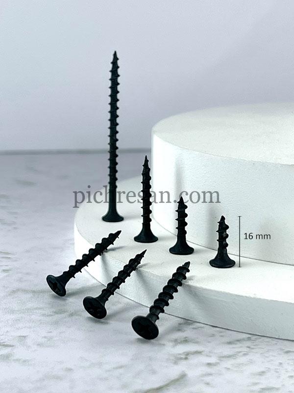 پیچ ام دی اف 1/5سانت بسته 1000 عددی