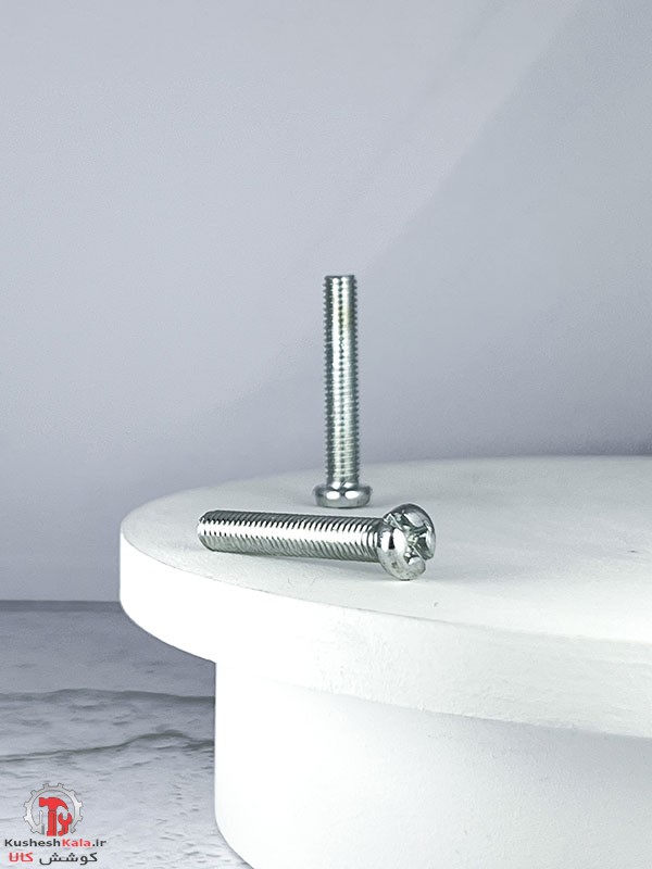 پیچ استوانه سرگرد سایز 10*4 میلیمتر بسته 1000عددی