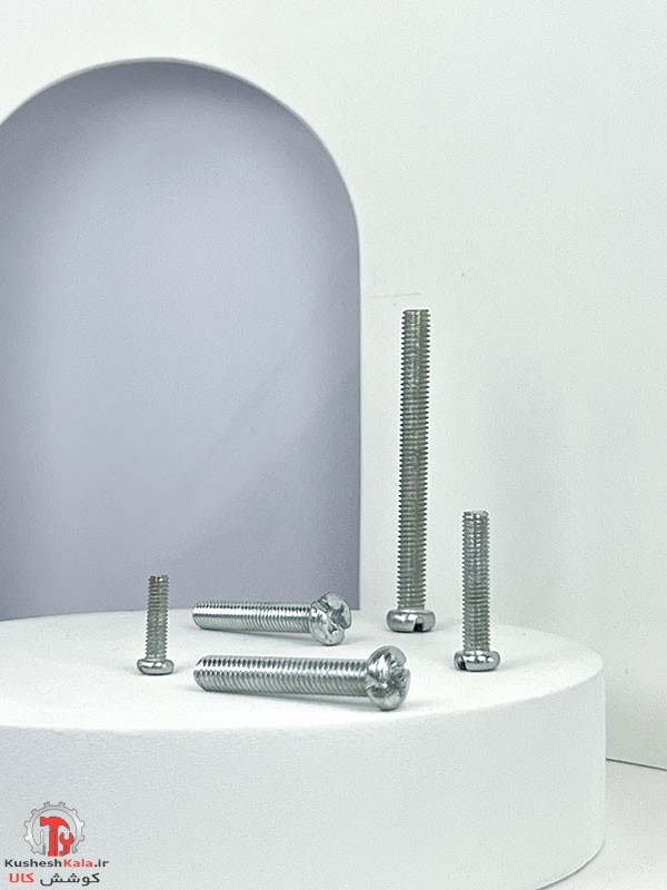 پیچ استوانه سرگرد سایز 25*4 میلیمتر بسته 1000عددی