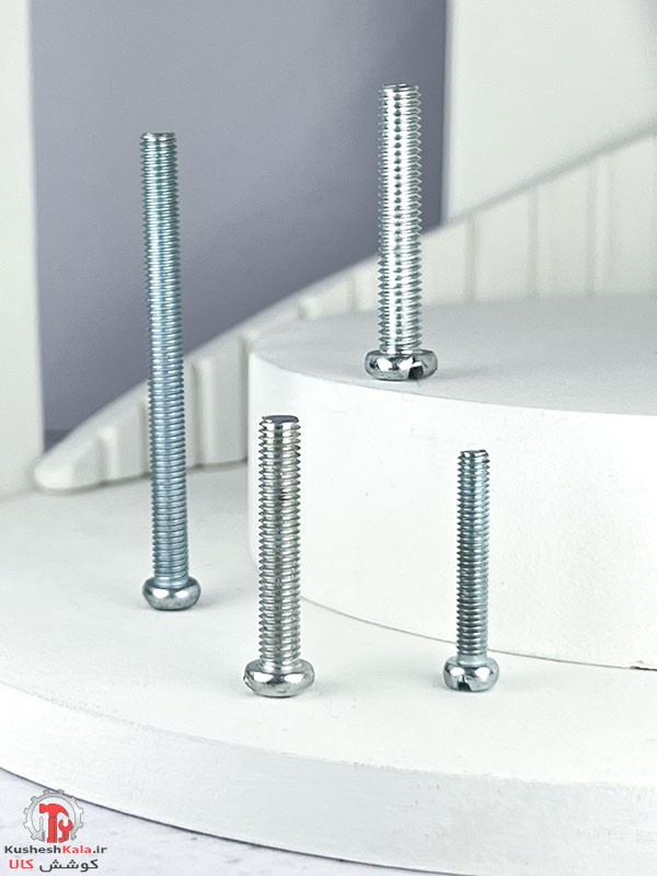 پیچ استوانه سرگرد سایز 40*4 میلیمتر بسته 500عددی