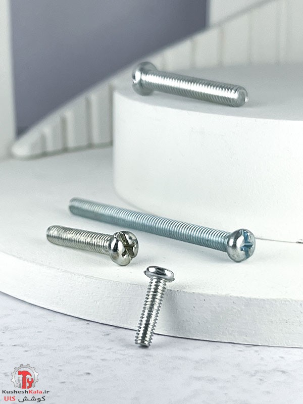 پیچ استوانه سرگرد سایز 60*5 میلیمتر بسته 250عددی