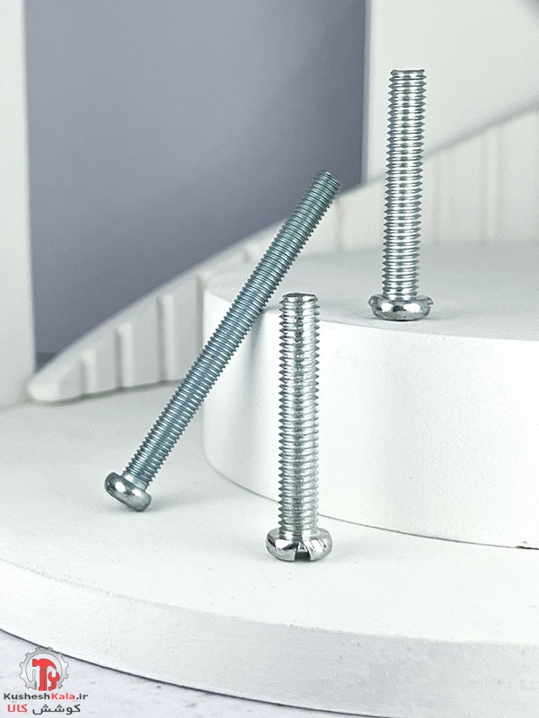 پیچ استوانه سرگرد سایز 60*6 میلیمتر بسته 250عددی