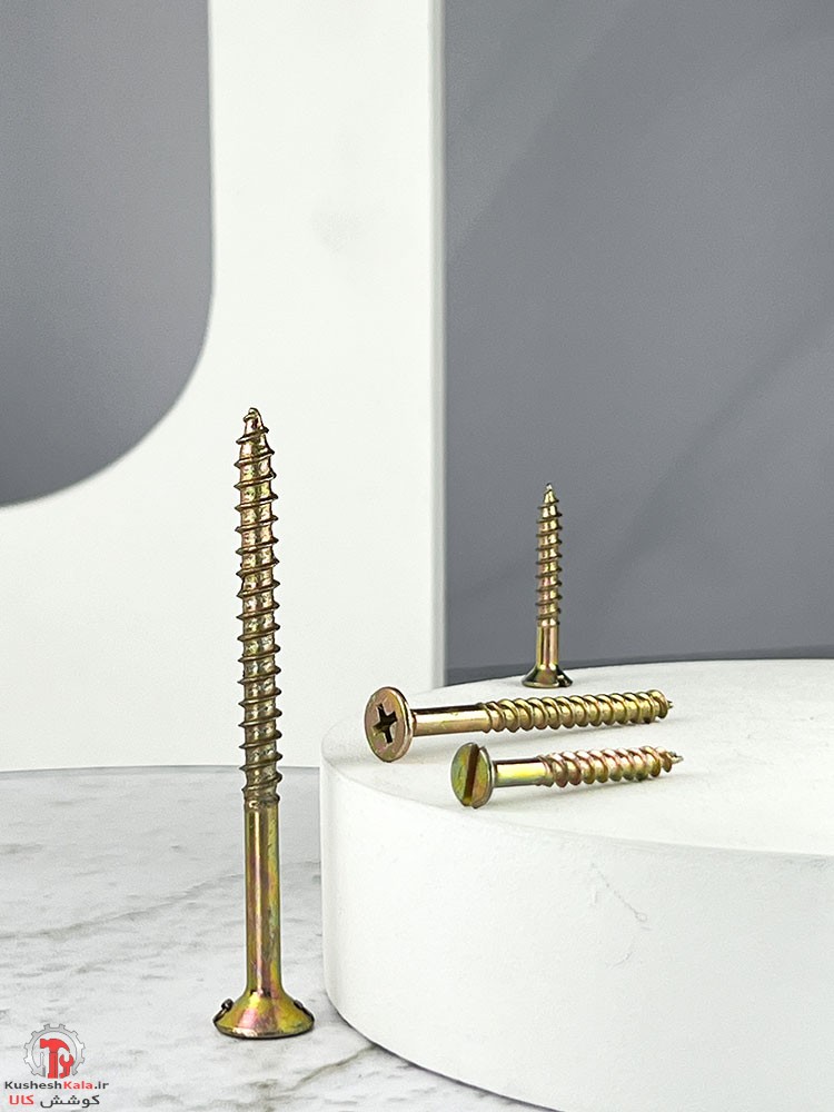 پیچ چوب 5 سانت ( 2 در 10 ) بسته 144 عددی