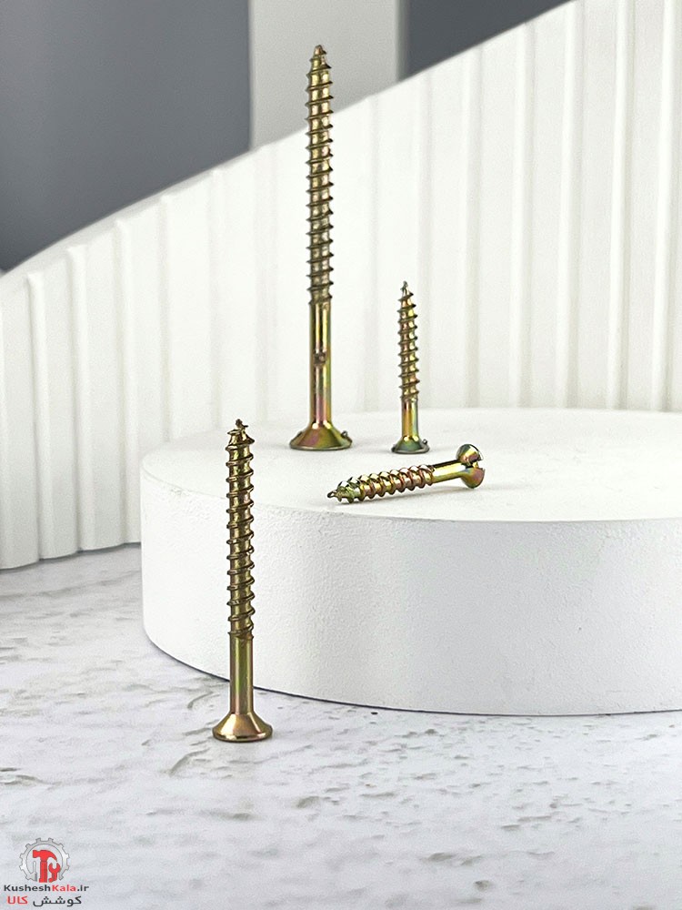 پیچ چوب 7سانت 12*3 بسته 144عددی