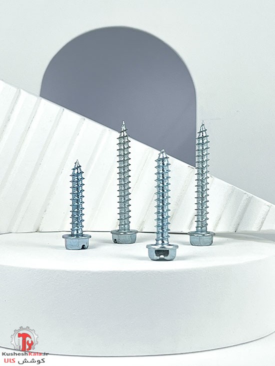 پیچ شیروانی نوک تیز 3سانت تایوانی 11/4*14 بسته 200 عددی