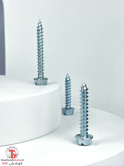 پیچ شیروانی نوک تیز 5سانت تایوانی 2*14 بسته 200 عددی