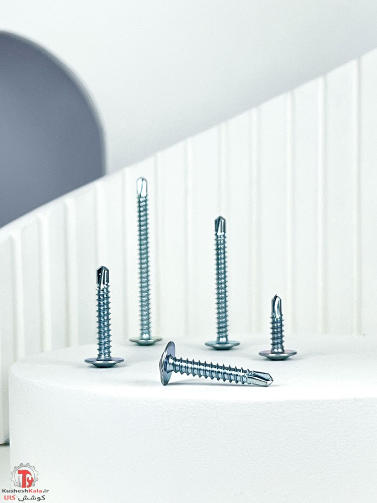 پیچ سرمته واشردار 1/5سانت تایوانی 5/8*8 بسته 1100عددی