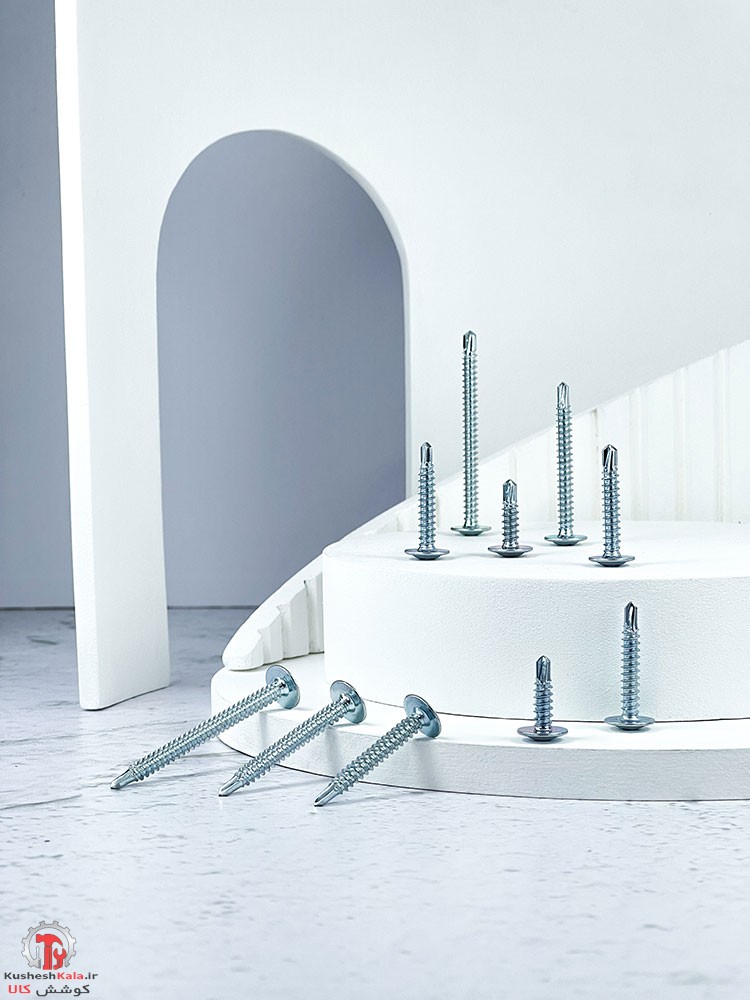 پیچ سرمته واشردار 3سانت تایوانی 11/4*8 بسته 500عددی