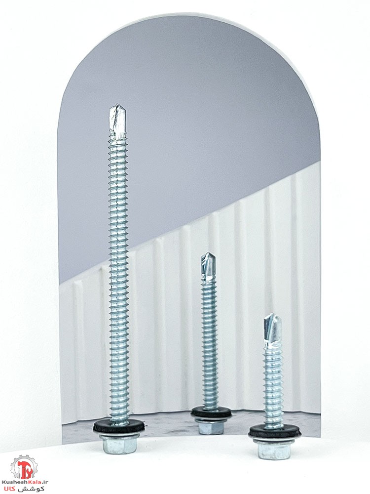 پیچ سرمته شیروانی 15سانت تایوانی 6*14 بسته 50 عددی