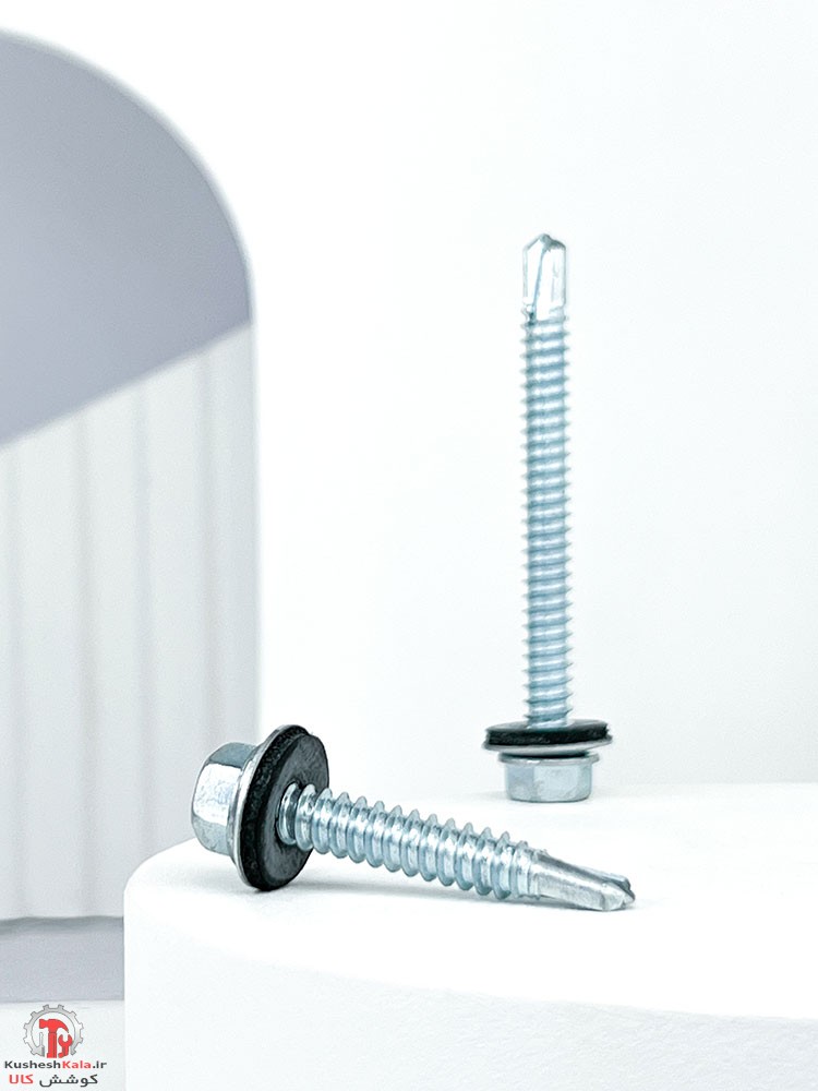 پیچ سرمته شیروانی 4سانت تایوانی 11/2*14 بسته 100 عددی