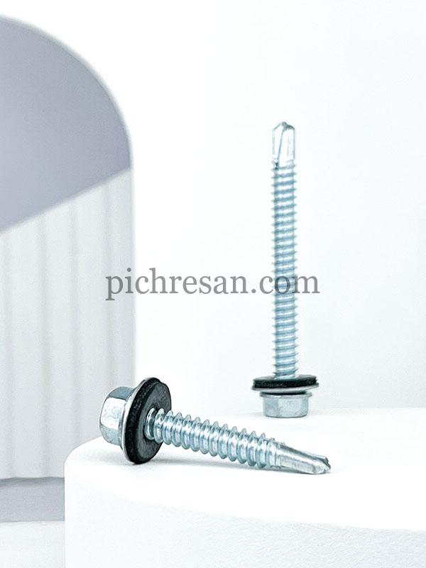 پیچ سرمته شیروانی 5 سانت تایوانی 2*14 بسته 100 عددی