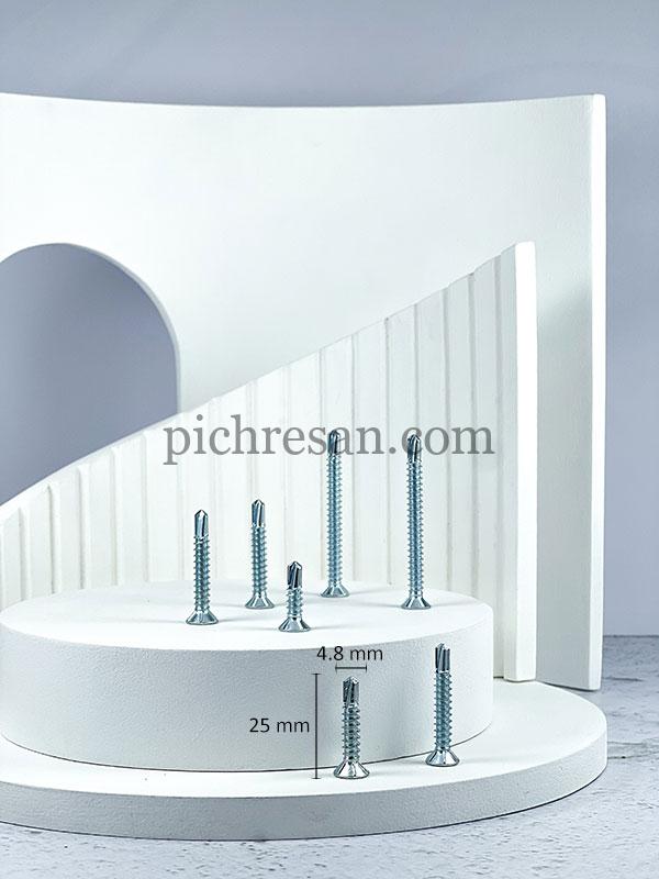 پیچ سرمته سرتخت 2/5 سانت تایوانی 1*10 بسته 700 عددی