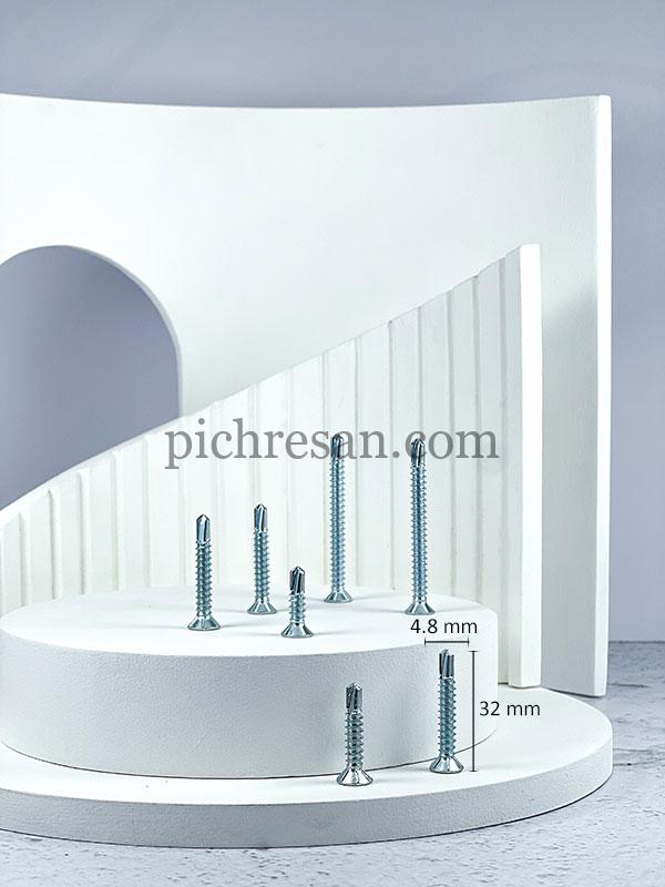 پیچ سرمته سرتخت 3سانت تایوانی 11/4*10 بسته 500 عددی