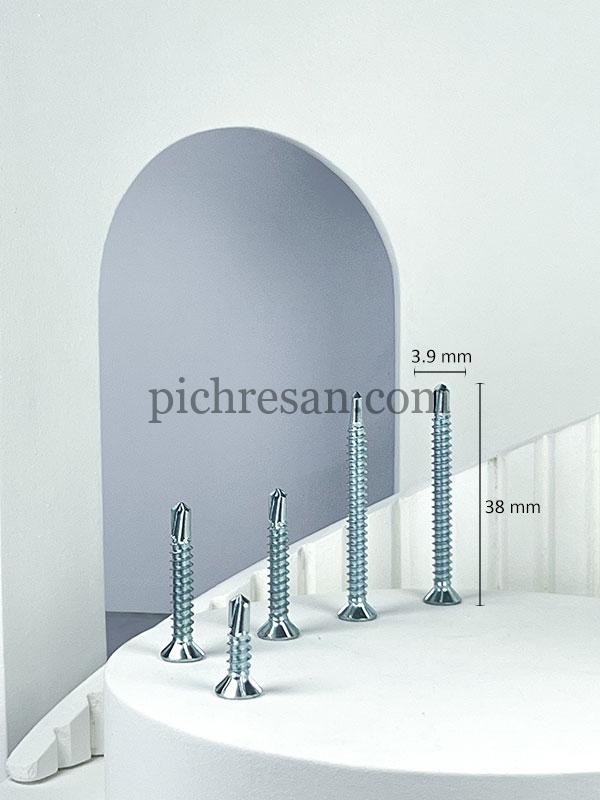 پیچ سرمته سرتخت 4 سانت تایوانی 11/2*7 بسته 650 عددی