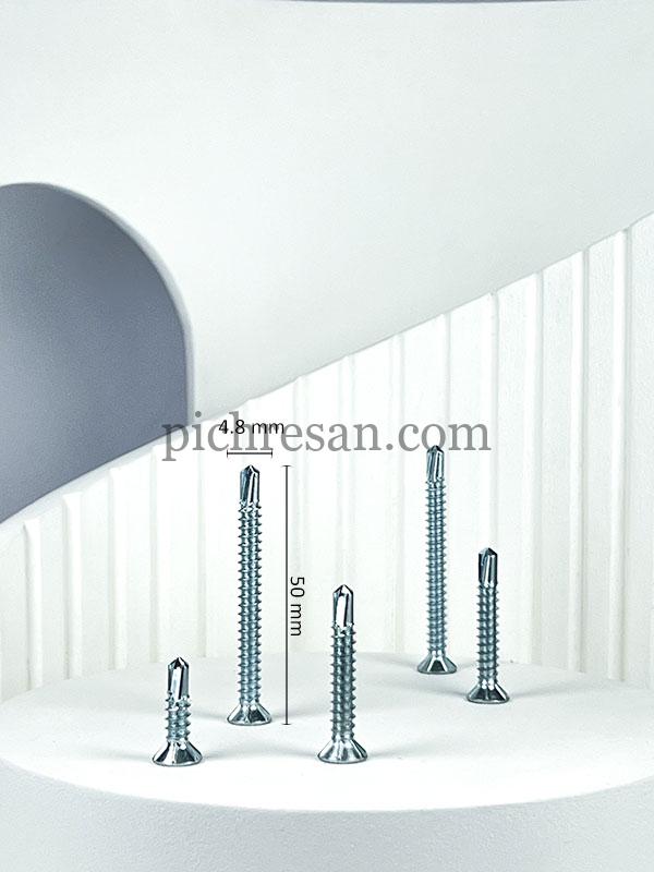 پیچ سرمته سرتخت 5 سانت تایوانی 2*10 بسته 300 عددی