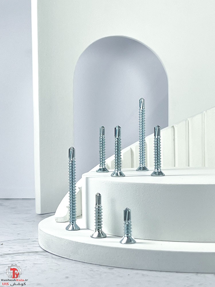 پیچ سرمته سرتخت 6/5سانت تایوانی 21/2*10 بسته 200عددی