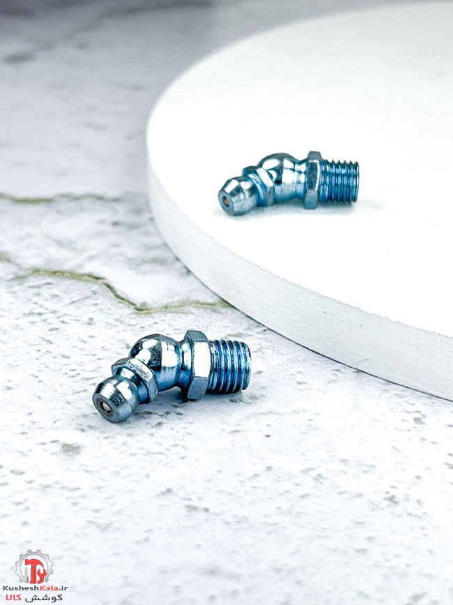 گریس خور سایز 8 نیم کج 45 درجه بسته 100عددی