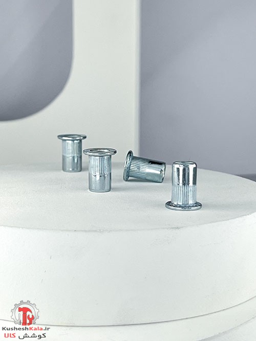 مهره پرچی لبه دار سایز 6 بسته 600عددی