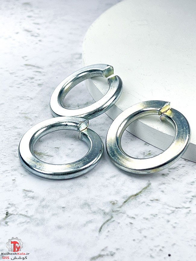 واشر فنری سایز 14 میلیمتر گالوانیزه بسته 250عددی