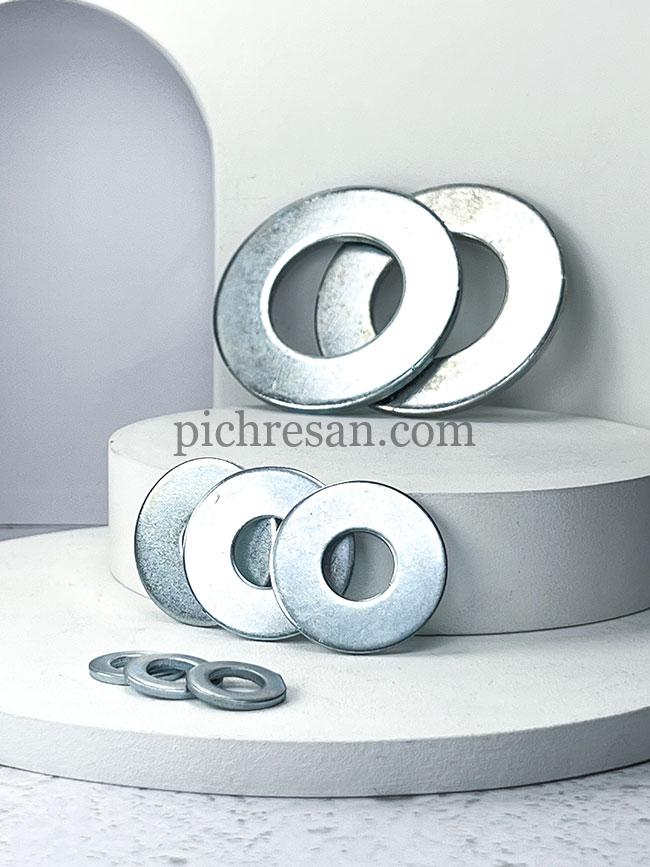 واشرتخت آهنی سایز 10 دور 30 میلیمتر بسته 200 عددی