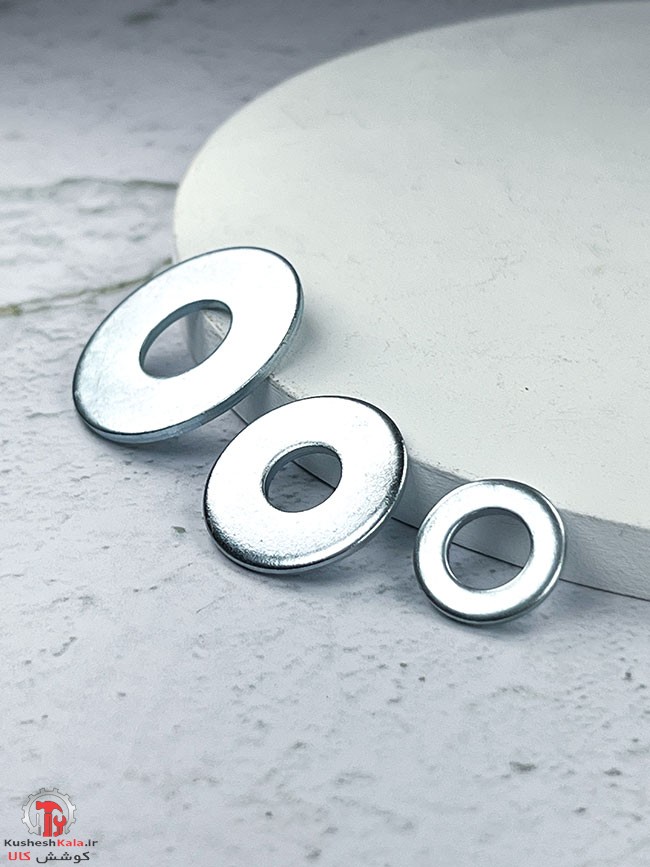 واشرتخت آهنی سایز 12 دور 30 میلیمتر بسته 250عددی