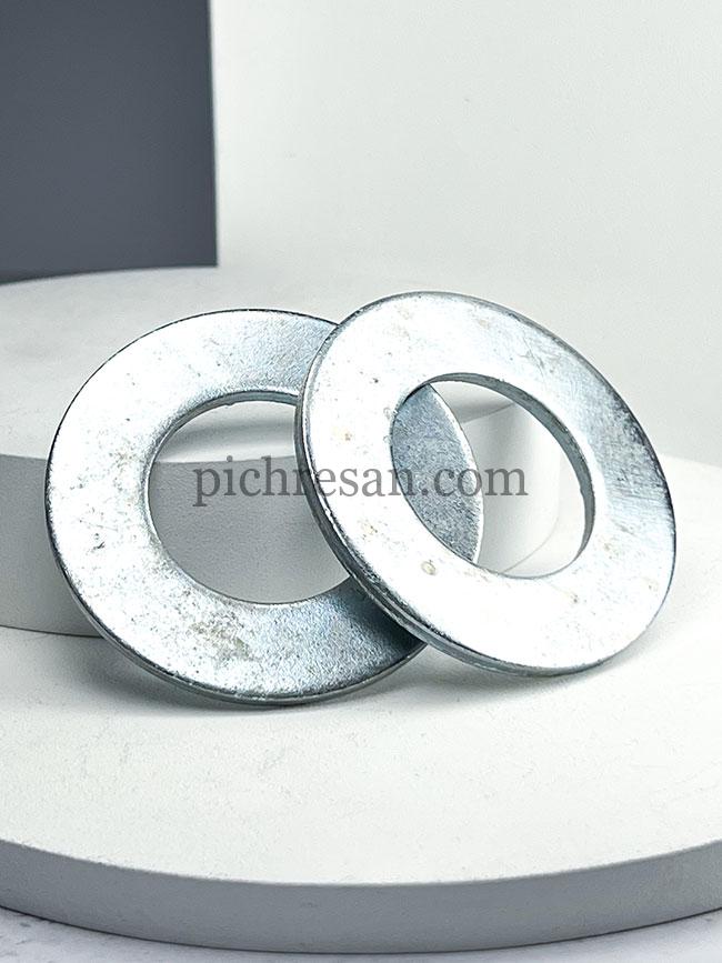 واشرتخت آهنی سایز 14 دور 30 میلیمتر بسته 250 عددی