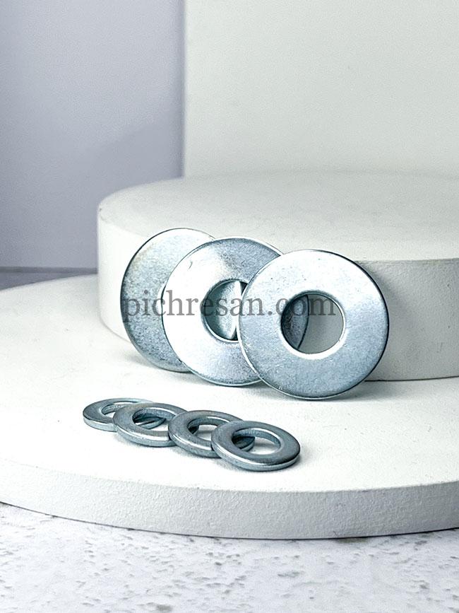 واشرتخت آهنی سایز 16 دور 40 میلیمتر بسته 200 عددی