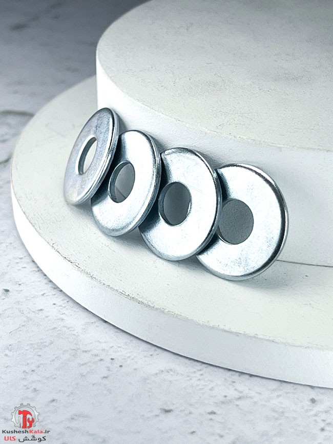 واشرتخت آهنی سایز 8 دور 40 میلیمتر بسته 200عددی