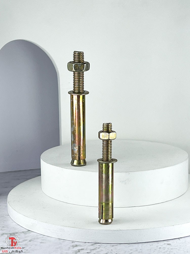 رول بولت غلافی سایز 100*8 بسته 25عددی