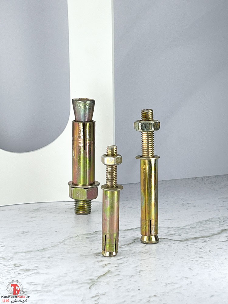 رول بولت غلافی سایز 120*10 بسته 20عددی