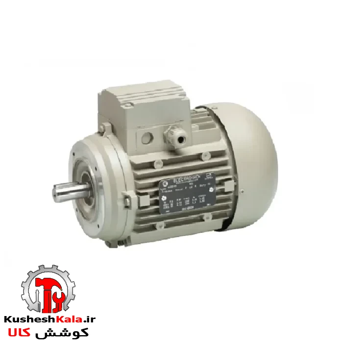 الکتروموتور الکتروژن سه فاز 1 اسب 0.75 کیلووات پوسته آلومینیوم 3000 دور